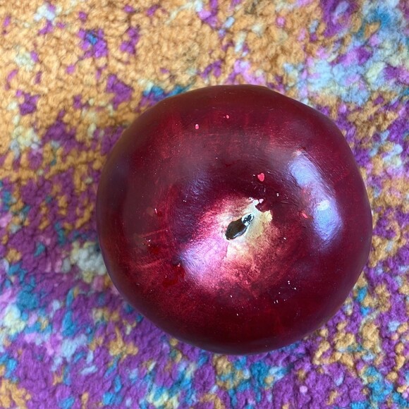 Ceramic Fruit Made in Spain Rare Pieces: Pear, Lemon,Key Lime, Peach, Apples (6) - Picture 2 of 12